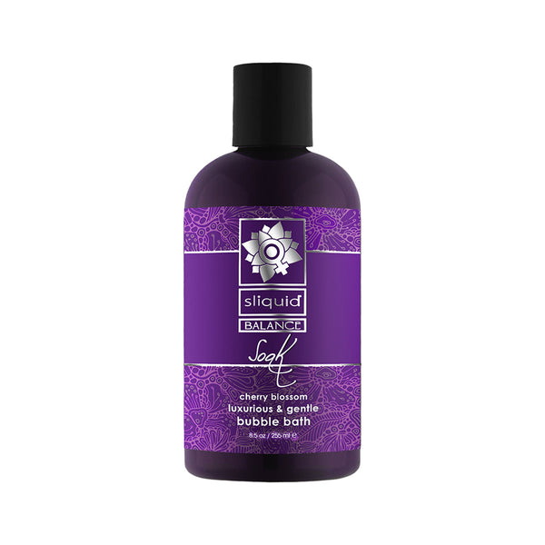 Sliquid Balance Soak Bubble Bath Cherry Blossom 8.5 oz.