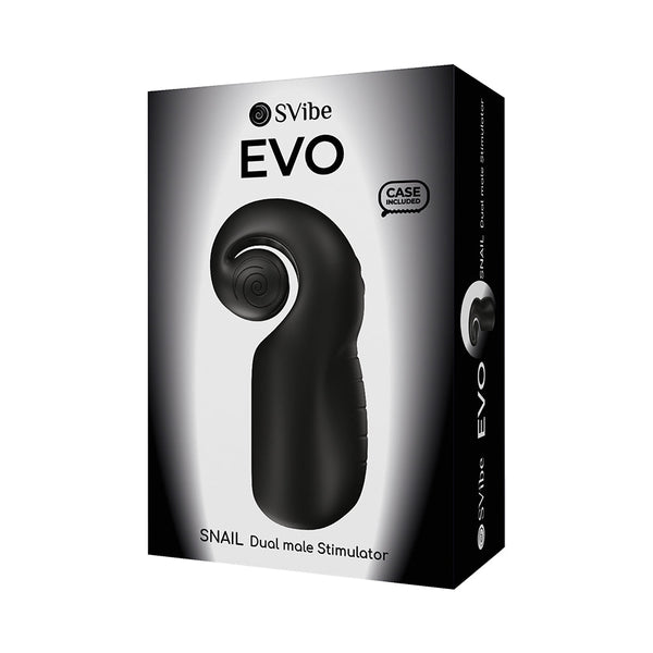 SVibe Snail Evo Rechargeable Masturbator Black