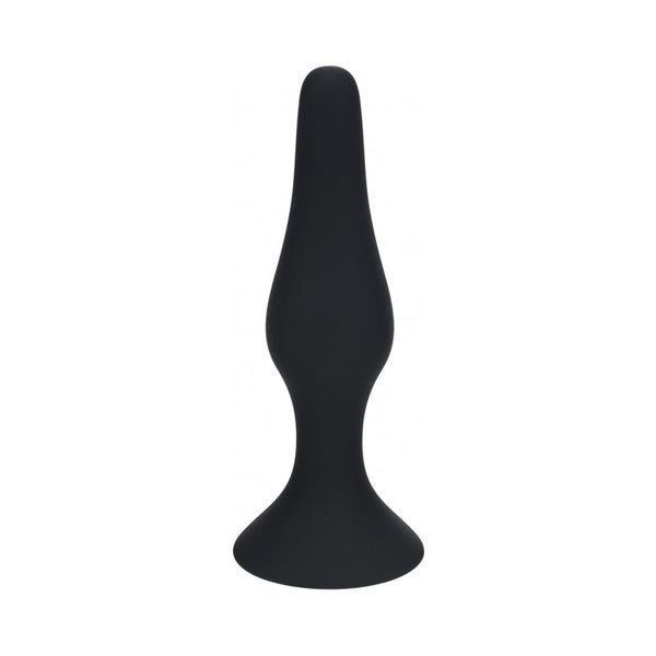 LEVELZ Slim Silicone Anal Plug Large Black