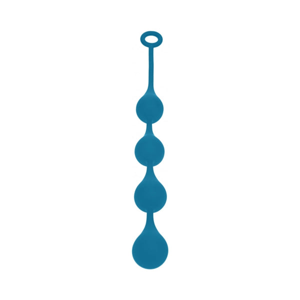 LEVELZ Waterdrop Silicone Anal Balls Large 40mm Teal